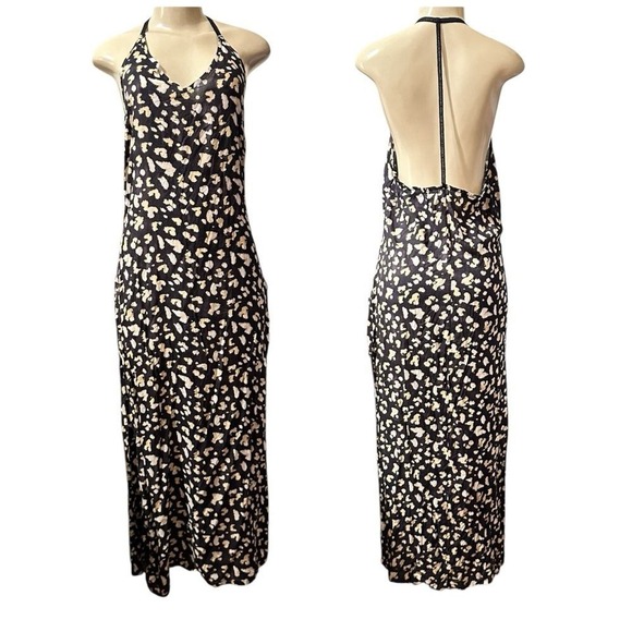 NWT TOPSHOP Tie Dye Print Maxi Beach Cover Up Dress With Slit Size‎ 8-10 - Picture 2 of 9